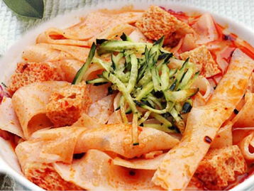 風靡廣州的30種外來小吃 涼皮，帶你做幸福的吃貨